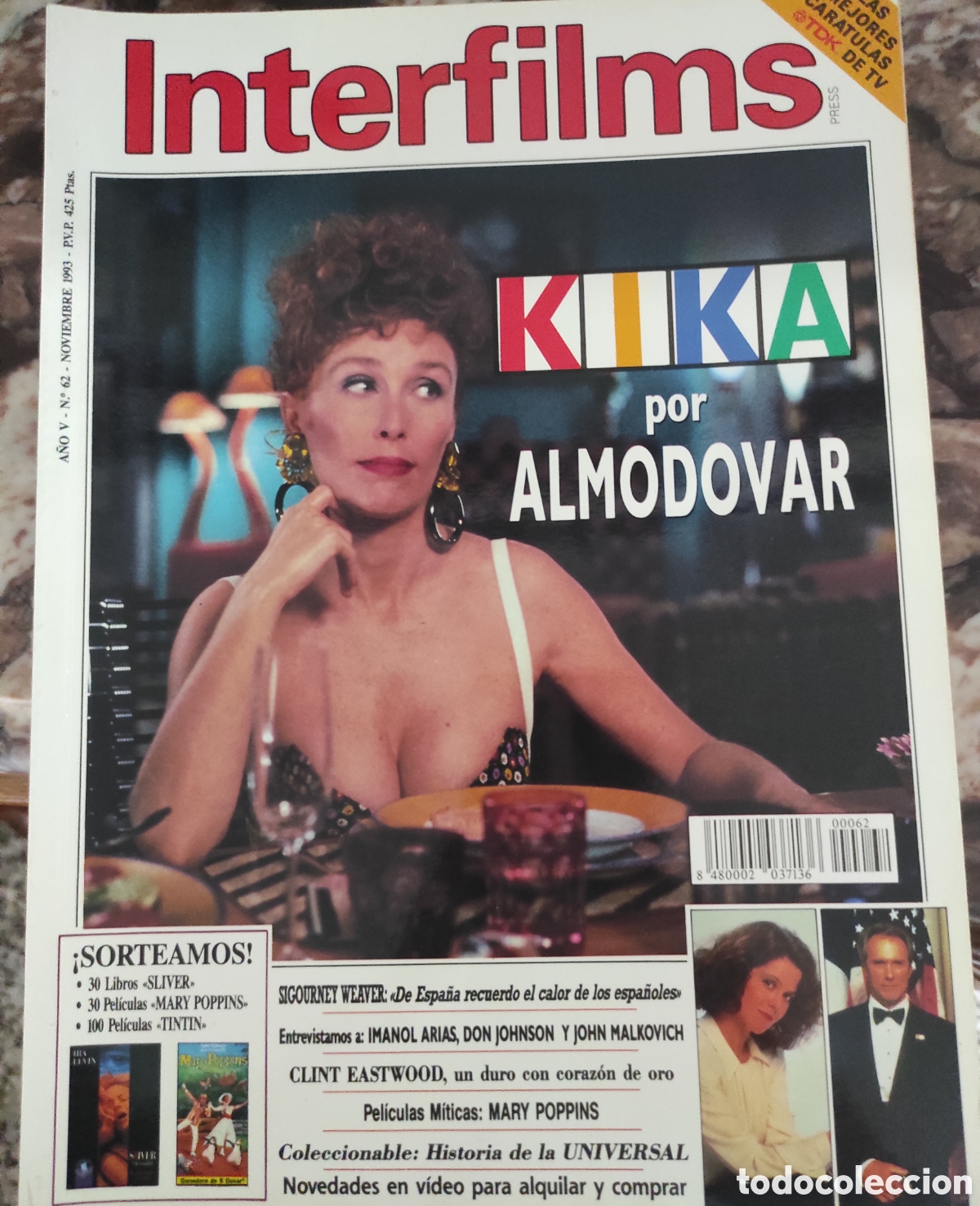 Coleccionismo de revistas y peri&oacute;dicos: Interfilms. A&ntilde;o V. N&deg; 62. Noviembre 1993.
