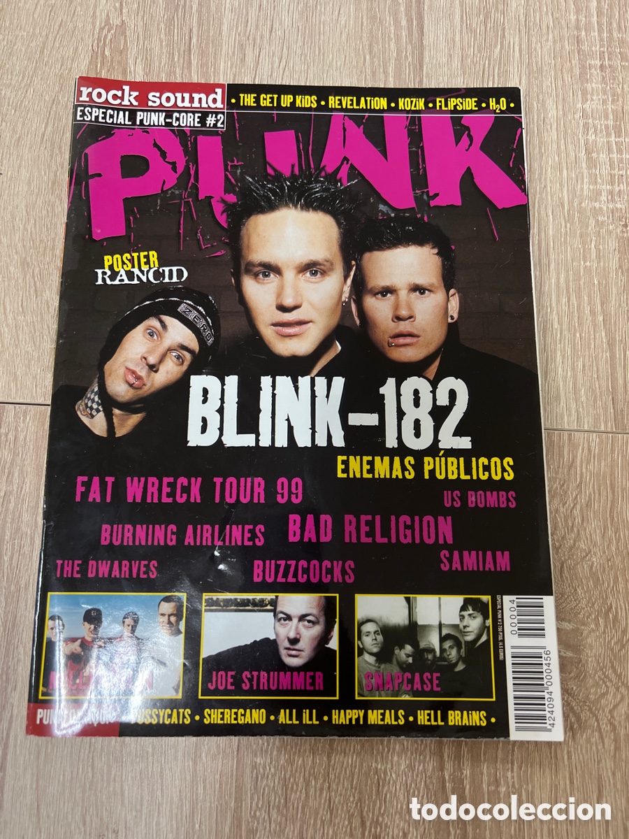 Sammeln von Zeitschriften und Zeitungen: ROCK SOUND N&ordm; 2 POSTER RANCID , BLINK - 182