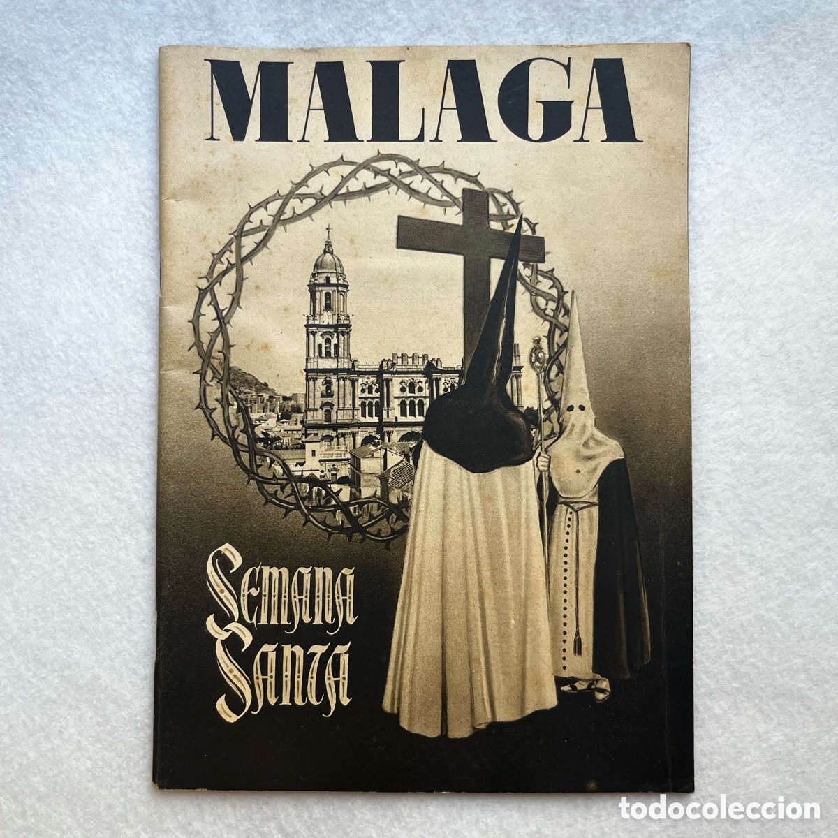 Coleccionismo de revistas y peri&oacute;dicos: SEMANA SANTA M&Aacute;LAGA - PROGRAMA / REVISTA - AGRUPACI&Oacute;N DE COFRAD&Iacute;AS