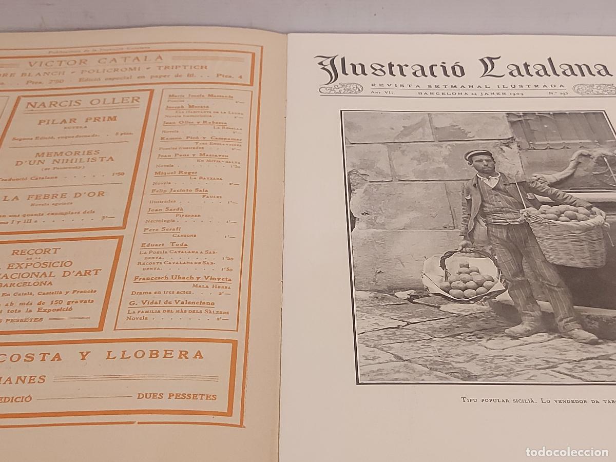 Coleccionismo de revistas y peri&oacute;dicos: 1909 | ILUSTRACI&Oacute; CATALANA N.&ordm; 295 | COPA NADAL NATACI&Oacute; BARCELONA | SIB&Egrave;RIA | MASRIERA