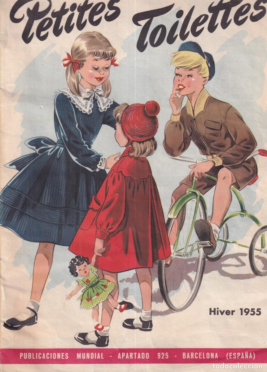 Collezionismo di Riviste e Giornali: REVISTA DE MODAS PETITES TOILETTES N&ordm; 79 1955 TEXTO EN ESPA&Ntilde;OL Y FRANCES CARNAVAL