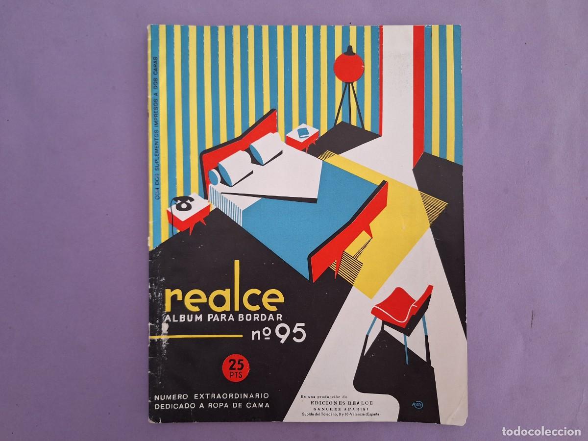 Coleccionismo de revistas y peri&oacute;dicos: REVISTA LABORES REALCE N&ordm; 95 ALBUM BORDAR EXTRAORDINARIO ROPA DE CAMA VALENCIA 1961