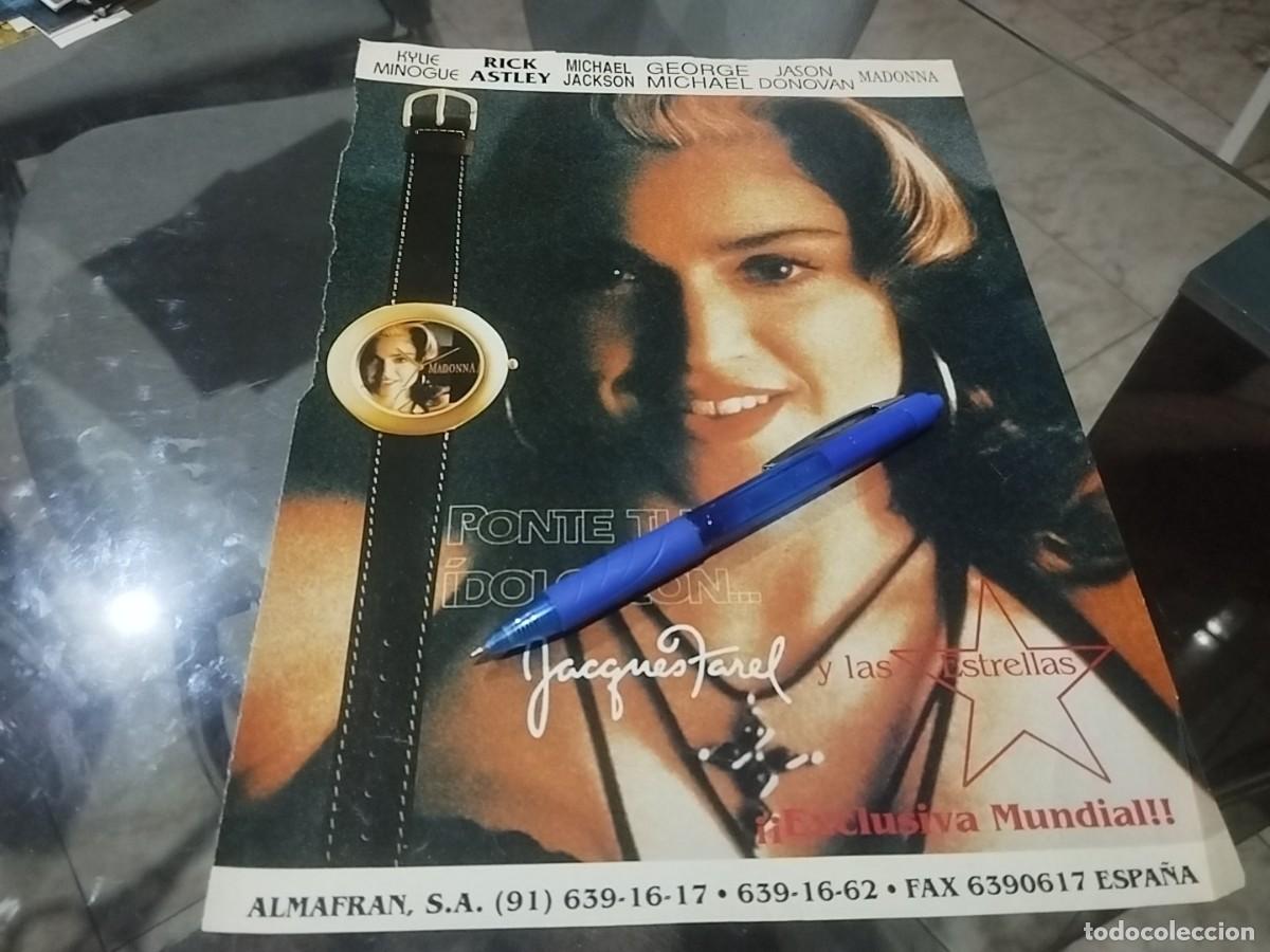 Coleccionismo de revistas y peri&oacute;dicos: MADONNA PROMOCIONA RELOJ JACQUES FAREL ANTIGUO ANUNCIO PUBLICIDAD REVISTA ESPECIAL COLECCIONISTA
