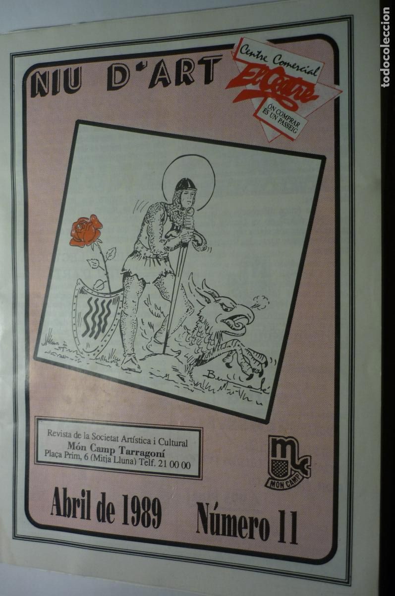 Coleccionismo de revistas y peri&oacute;dicos: revista sociedad mon camp tarragoni niu d&acute;art 36 pag articulos,fotos publicidad