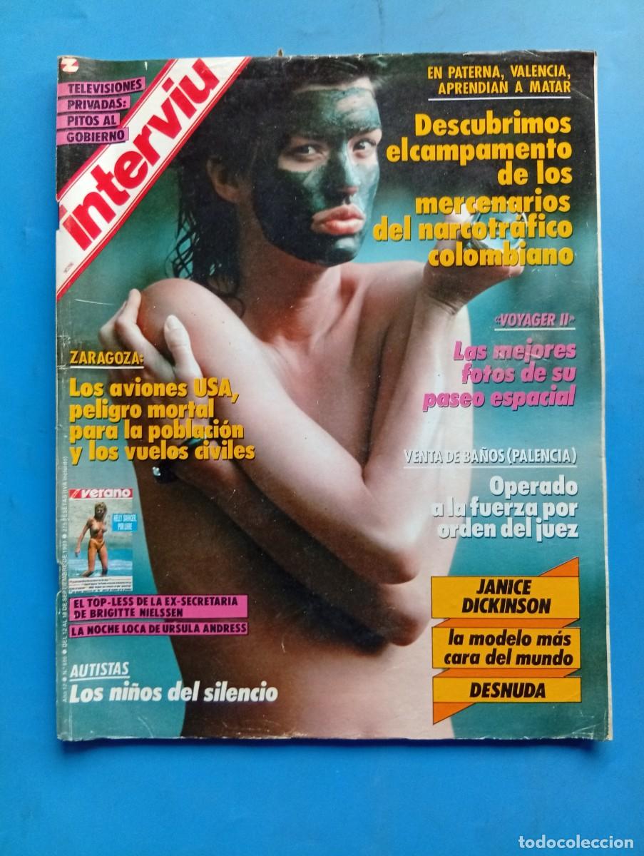 Coleccionismo de revistas y peri&oacute;dicos: INTERVI&Uacute;. A&Ntilde;O 12. N&ordm; 696. SEPTIEMBRE. 1989. JANICE DICKINSON. MANIFESTACIONES Y MORDISCOS. .. LEER