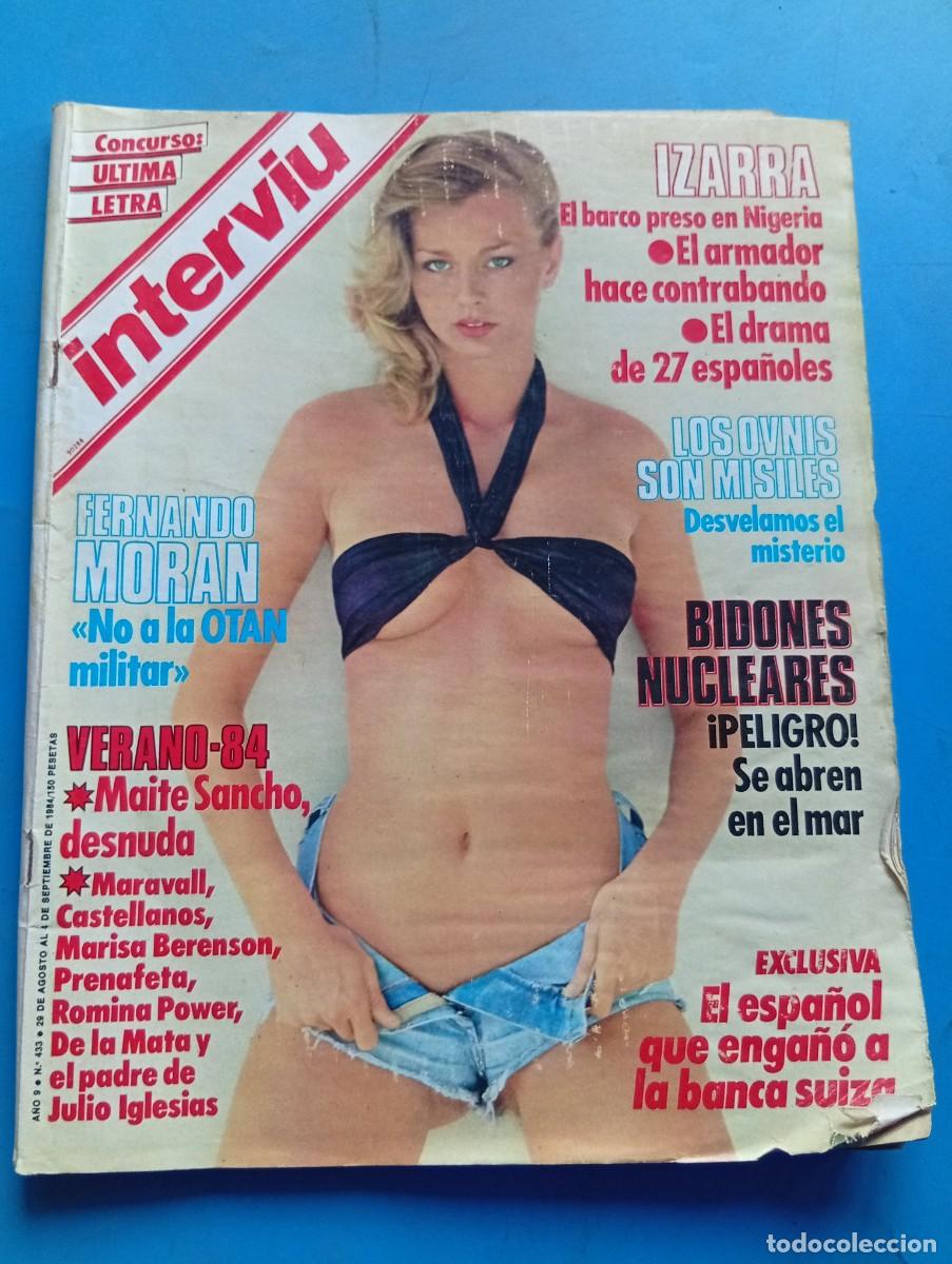 Coleccionismo de revistas y peri&oacute;dicos: INTERVI&Uacute;. A&Ntilde;O 9. N&ordm; 433. AGO-SEPT DE 1984. ROMINA POWER. BIDONES NUCLEARES EN EL MAR. EL HOMB.. LEER