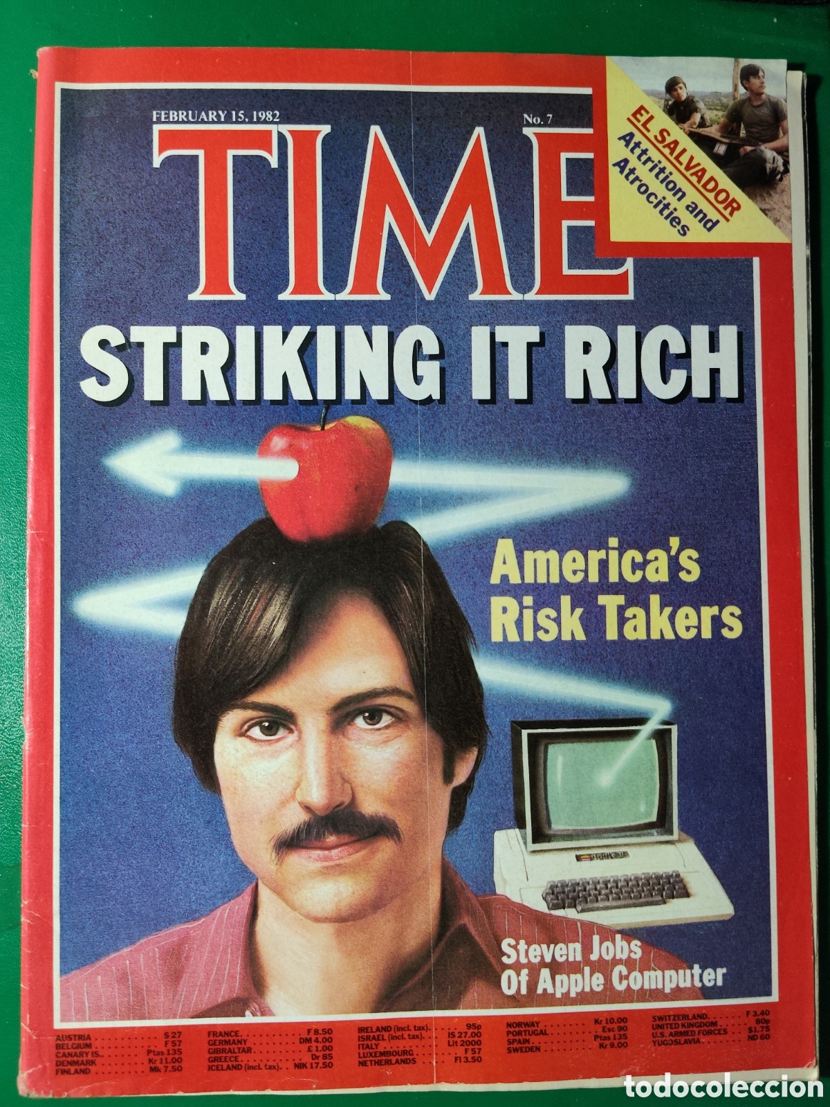 Coleccionismo de revistas y peri&oacute;dicos: Revista time febrero 1982 n&deg;7