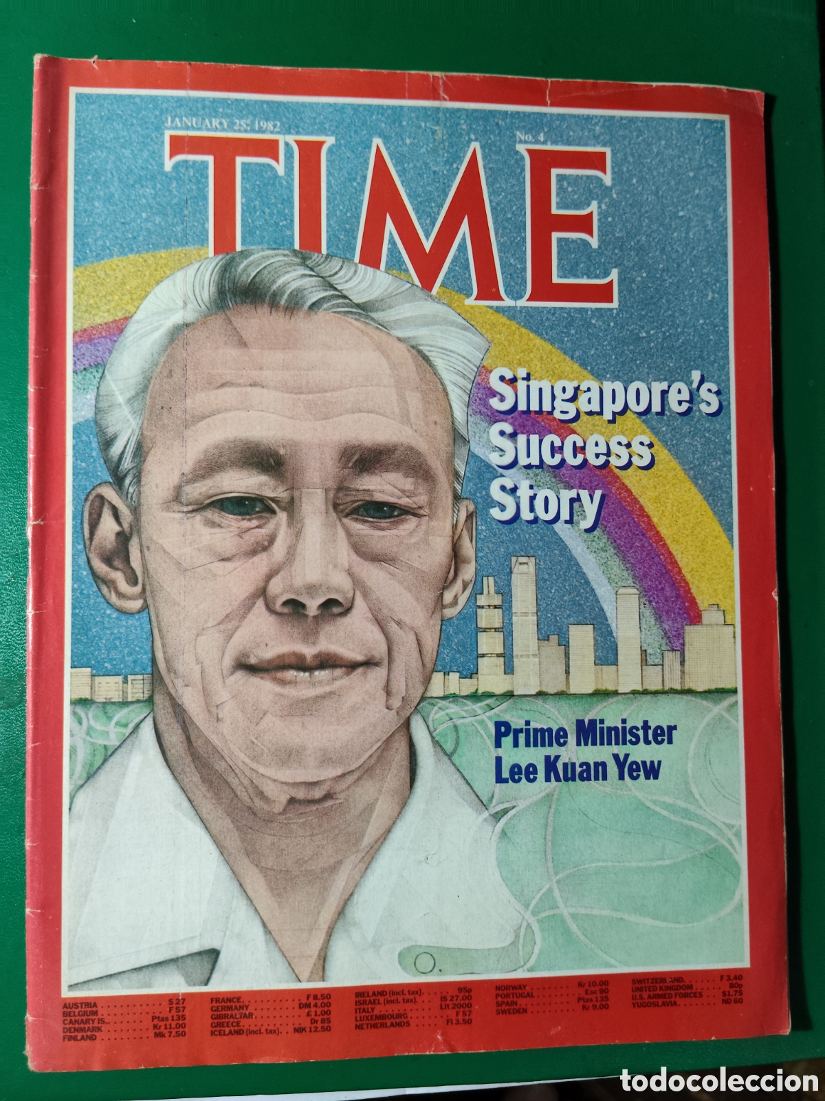 Coleccionismo de revistas y peri&oacute;dicos: Revista time enero 1982 n&deg;4