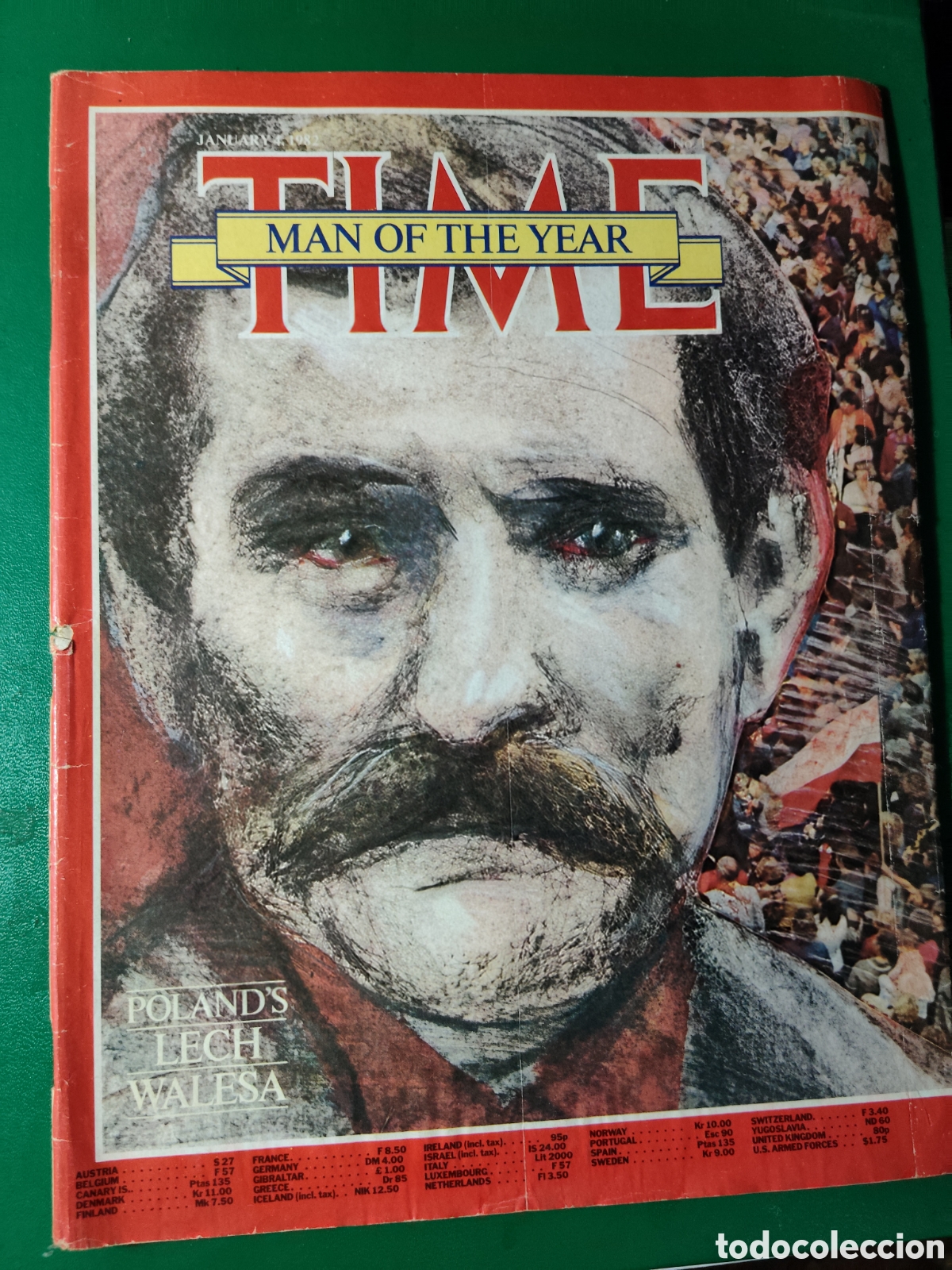Coleccionismo de revistas y peri&oacute;dicos: Revista time enero 1982 n&deg;1