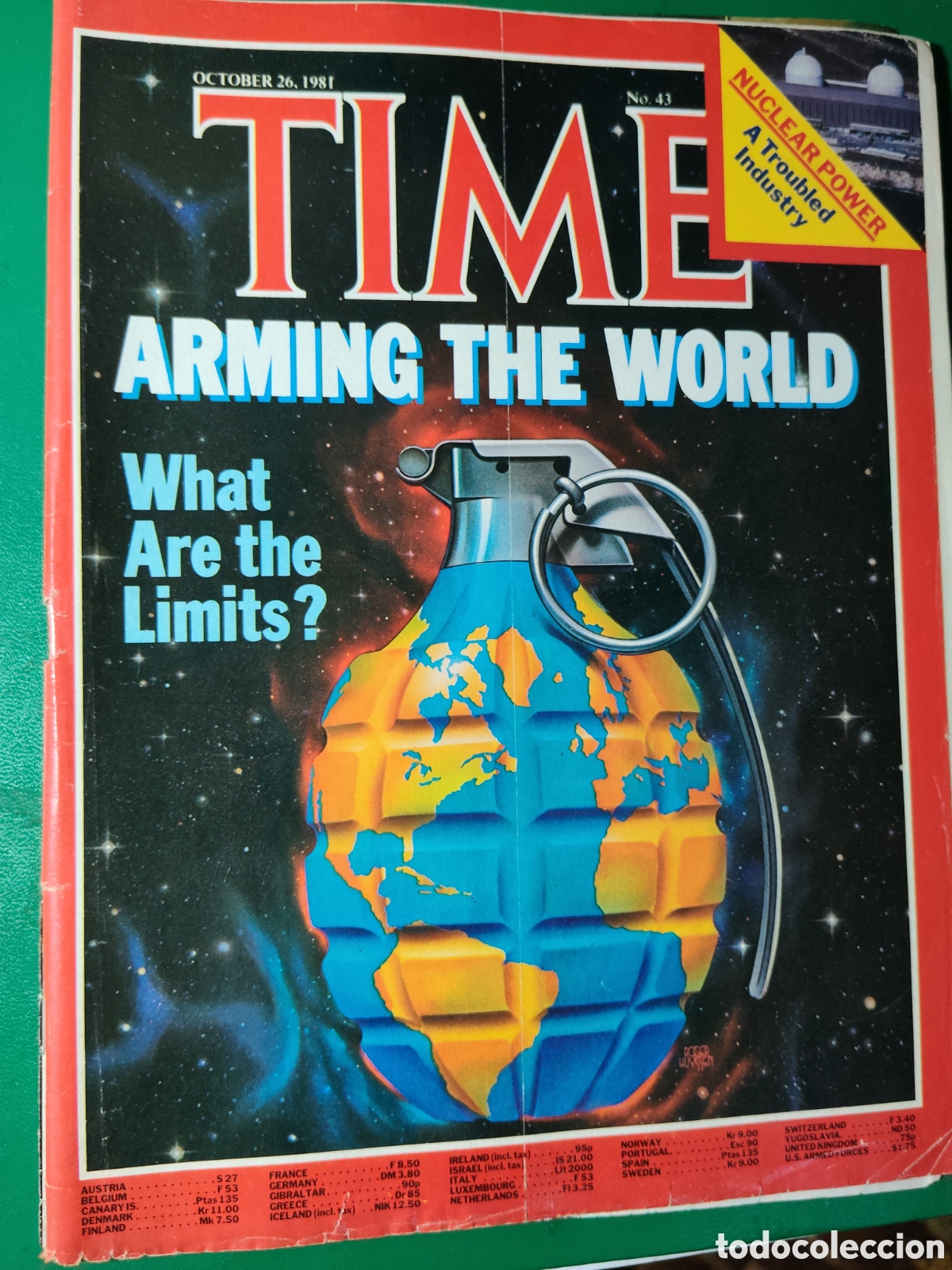 Coleccionismo de revistas y peri&oacute;dicos: Revista TIME octubre 1981 n&deg;43