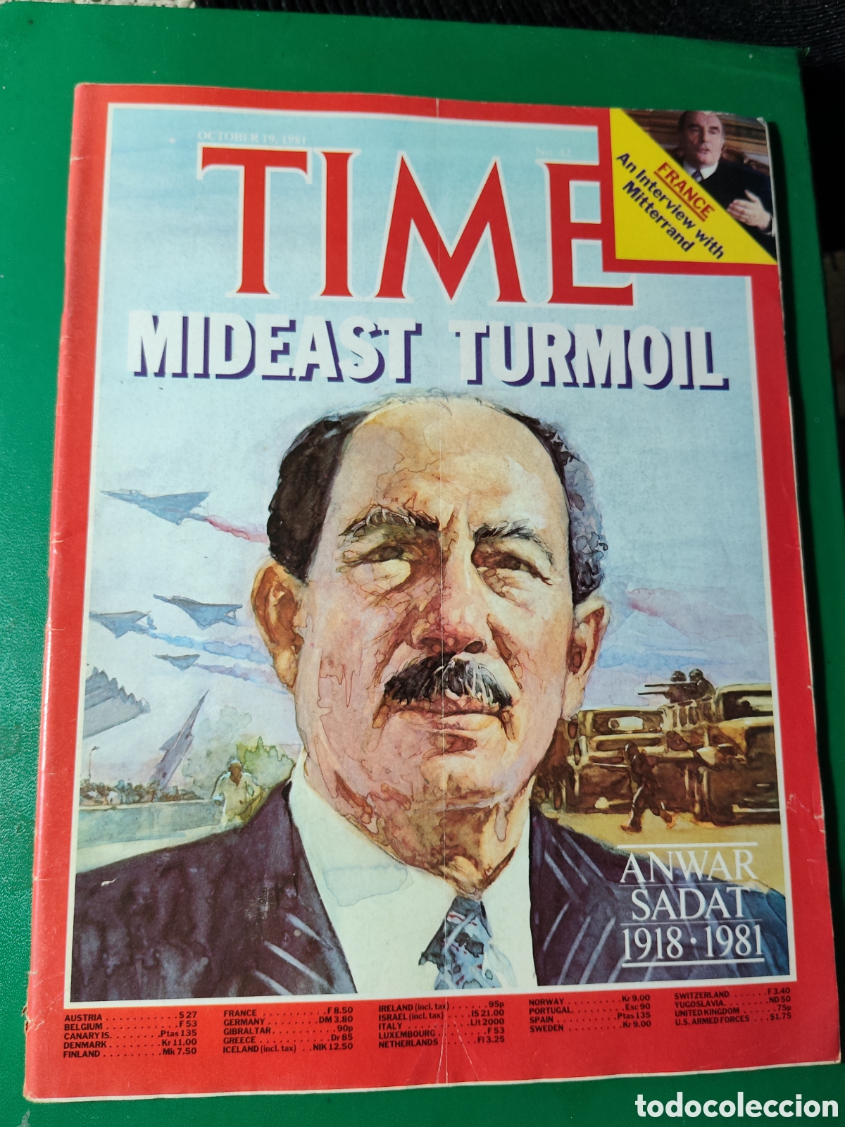 Coleccionismo de revistas y peri&oacute;dicos: Revista TIME octubre 1981 n&deg;42