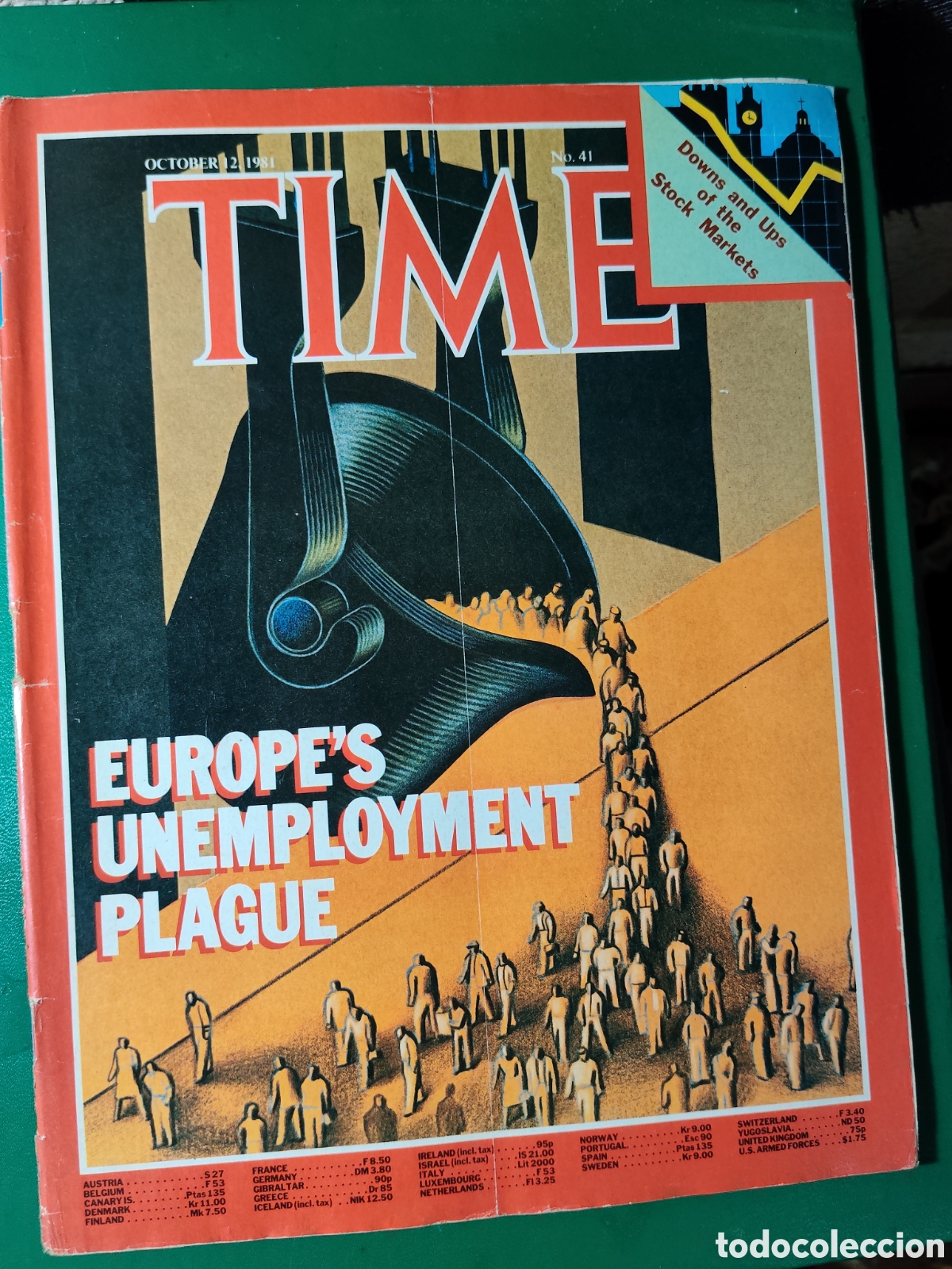 Coleccionismo de revistas y peri&oacute;dicos: Revista TIME octubre 1981 n&deg;41