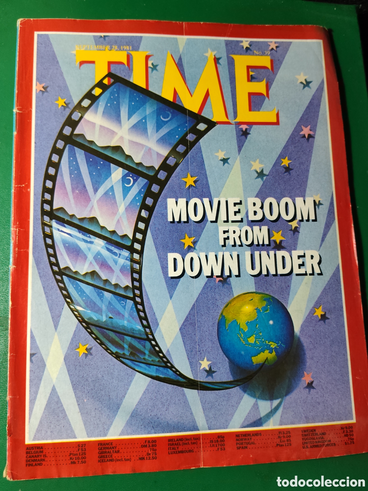 Coleccionismo de revistas y peri&oacute;dicos: Revista TIME septiembre 1981 n&deg;39