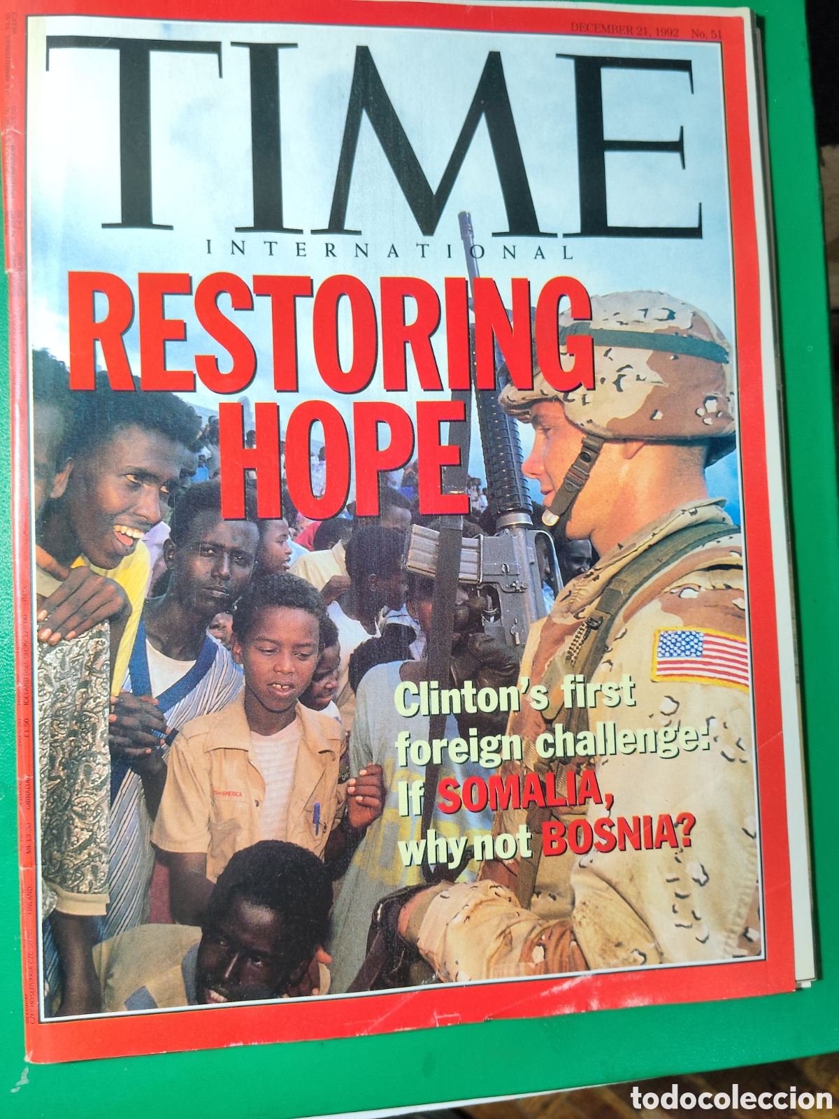 Sammeln von Zeitschriften und Zeitungen: Revista TIME octubre 1992 n&deg;51