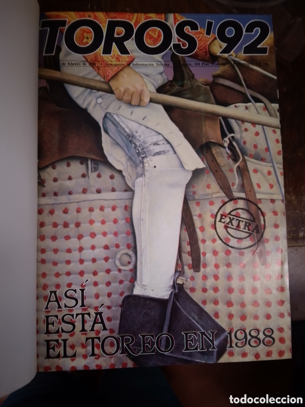Colecionismo de Revistas e Jornais: TOROS 92. SEMINARIO DE INFORMACION TAURINA. PRENSA 92. 1988. 21 NUM..