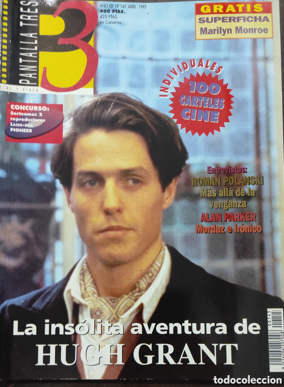 Coleccionismo de revistas y peri&oacute;dicos: Pantalla 3. N&deg; 145. Abril 1995.