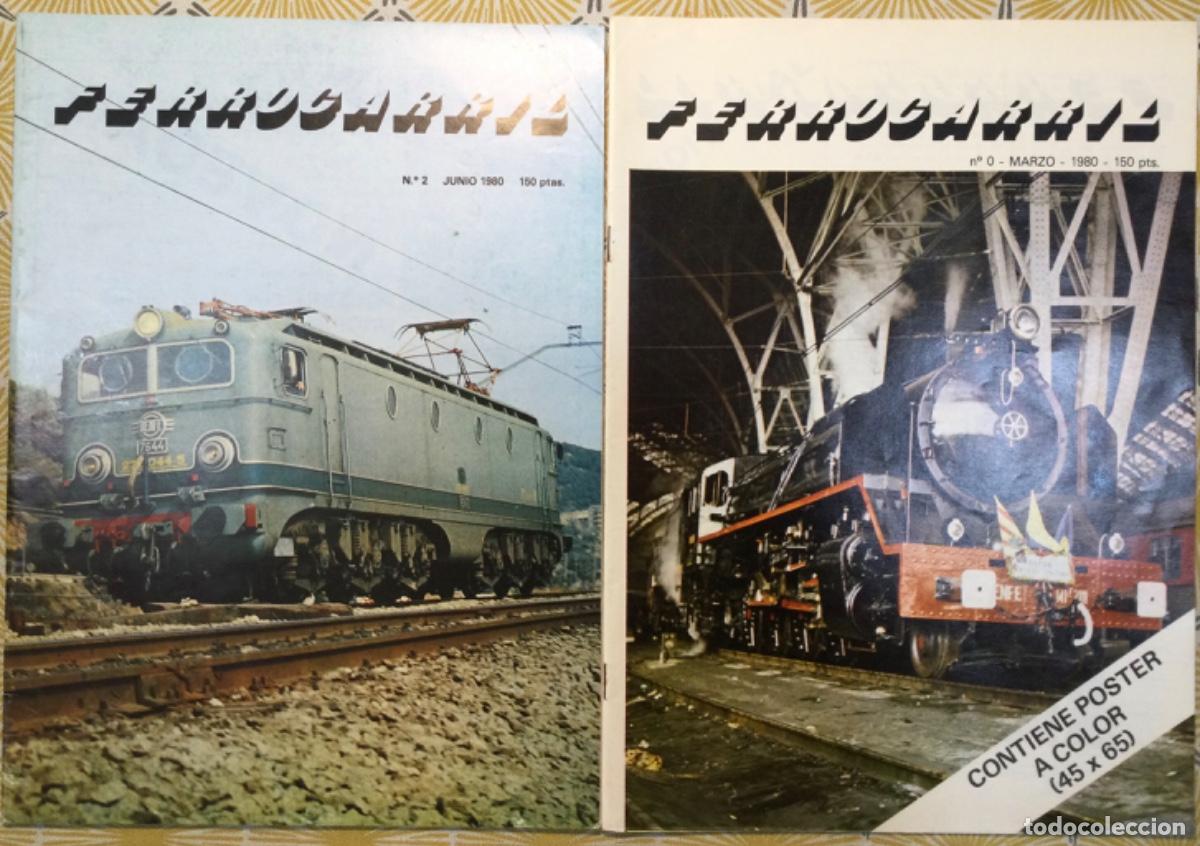 Coleccionismo de revistas y peri&oacute;dicos: REVISTA FERROCARRIL LOTE DE 14 N&uacute;MEROS