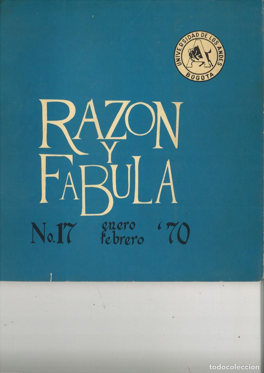 Coleccionismo de revistas y peri&oacute;dicos: RAZON Y FABULA N&ordm; 17 ENERO FEBRERO '70. UNIVERSIDAD DE LOS ANDES BOGOTA.