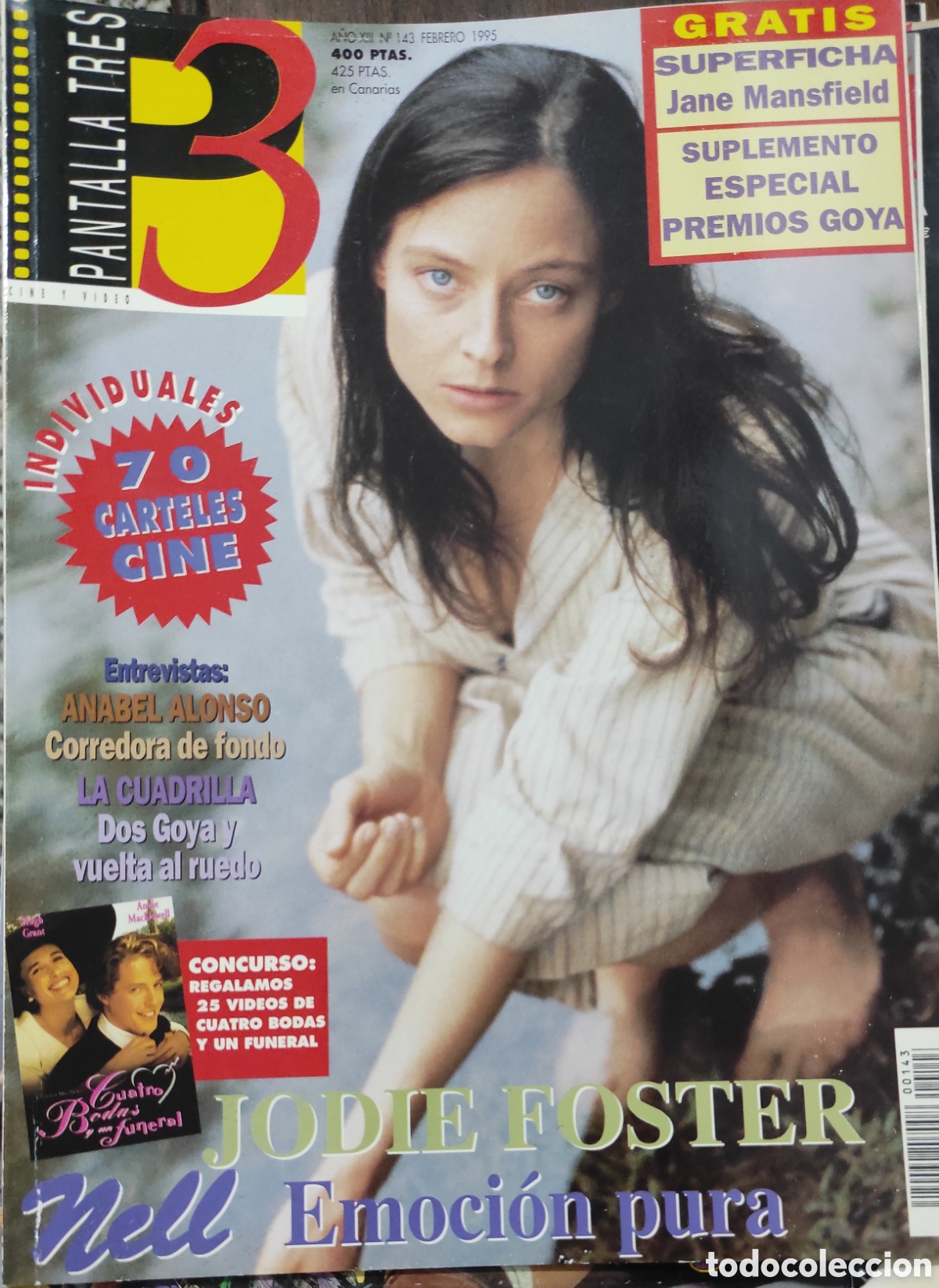 Coleccionismo de revistas y peri&oacute;dicos: Pantalla 3. N&deg; 143. Febrero 1995.