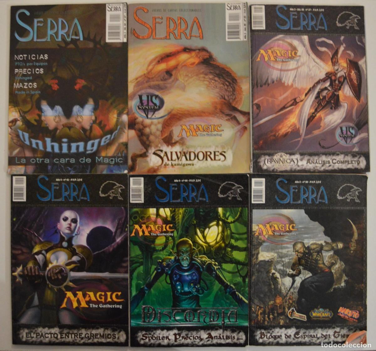 Coleccionismo de revistas y peri&oacute;dicos: MAGIC THE GATHERING MTG REVISTAS SERRA 27 33 37 41 44 58 SPOILER UNHINGED RAVNICA GUILDPACT