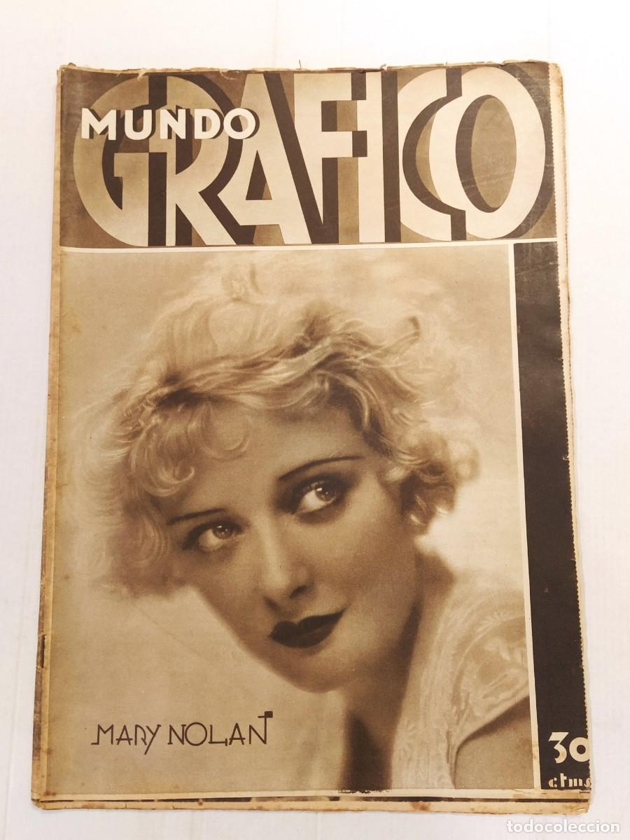 Collection Magazines and Newspapers: MUNDO GRAFICO-A&Ntilde;O 1930-LAS FALLAS-SITGES HIPICA-UZCUDUN-MITIN REPUBLICA-FIESTAS MORON-ROMERIA ETC