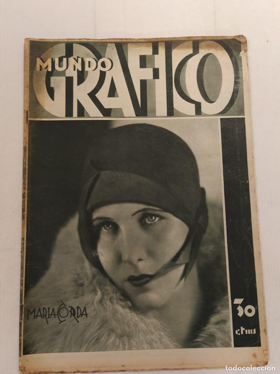 Sammeln von Zeitschriften und Zeitungen: MUNDO GRAFICO-A&Ntilde;O 1930-ACCIDENTE FERROCARRIL ASTURIAS-HIDROPLANOS CARTAGENA-CAZA VENTA LA RUBIA ETC