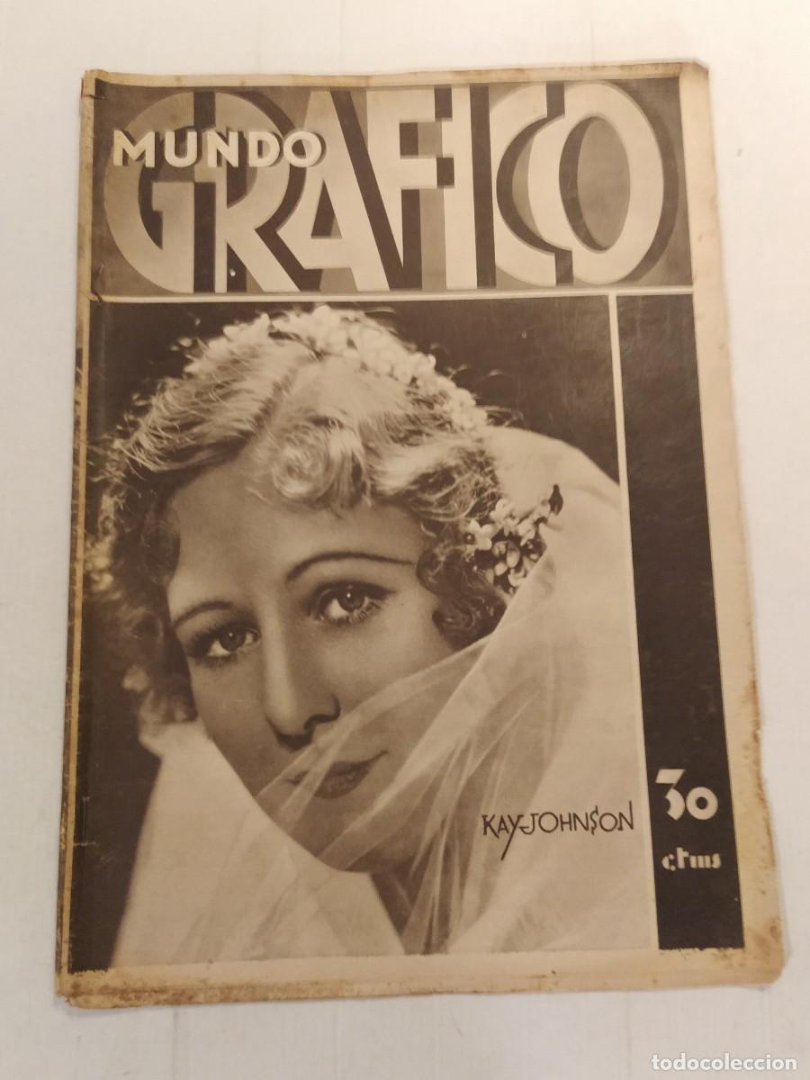 Coleccionismo de revistas y peri&oacute;dicos: MUNDO GRAFICO-A&Ntilde;O 1930-FUTBOL CATALUNYA VS ESPA&Ntilde;A CENTRO-JUGUETES VALENCIA-FUGADOS DE CATALUNYA ETC