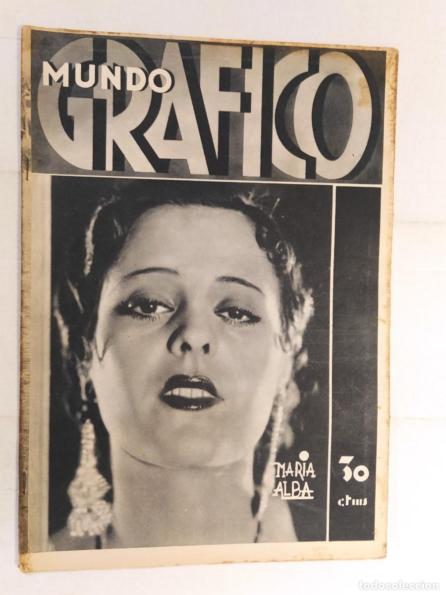 Coleccionismo de revistas y peri&oacute;dicos: MUNDO GRAFICO-A&Ntilde;O 1931-NEVADA BARCELONA-SEVILLA TRANVIA MEDALLA-ANDALUCIA-GANDIA-A CORU&Ntilde;A-BURGOS ETC