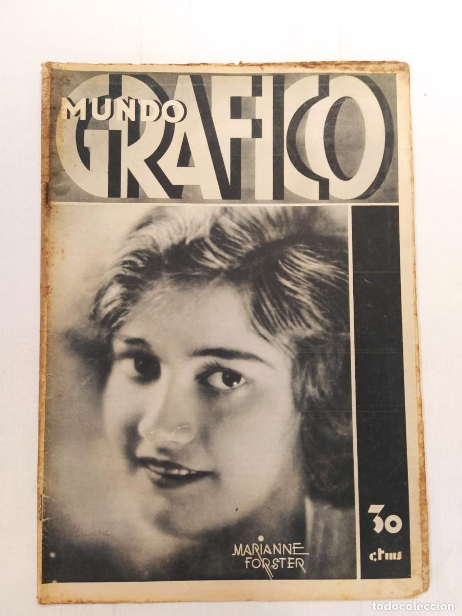 Coleccionismo de revistas y peri&oacute;dicos: MUNDO GRAFICO-A&Ntilde;O 1931-INCENDIOS BARCELONA CARNAVAL-REVOLUCION JACA-SUBLEVACION-FUSILADOS HUESCA ETC