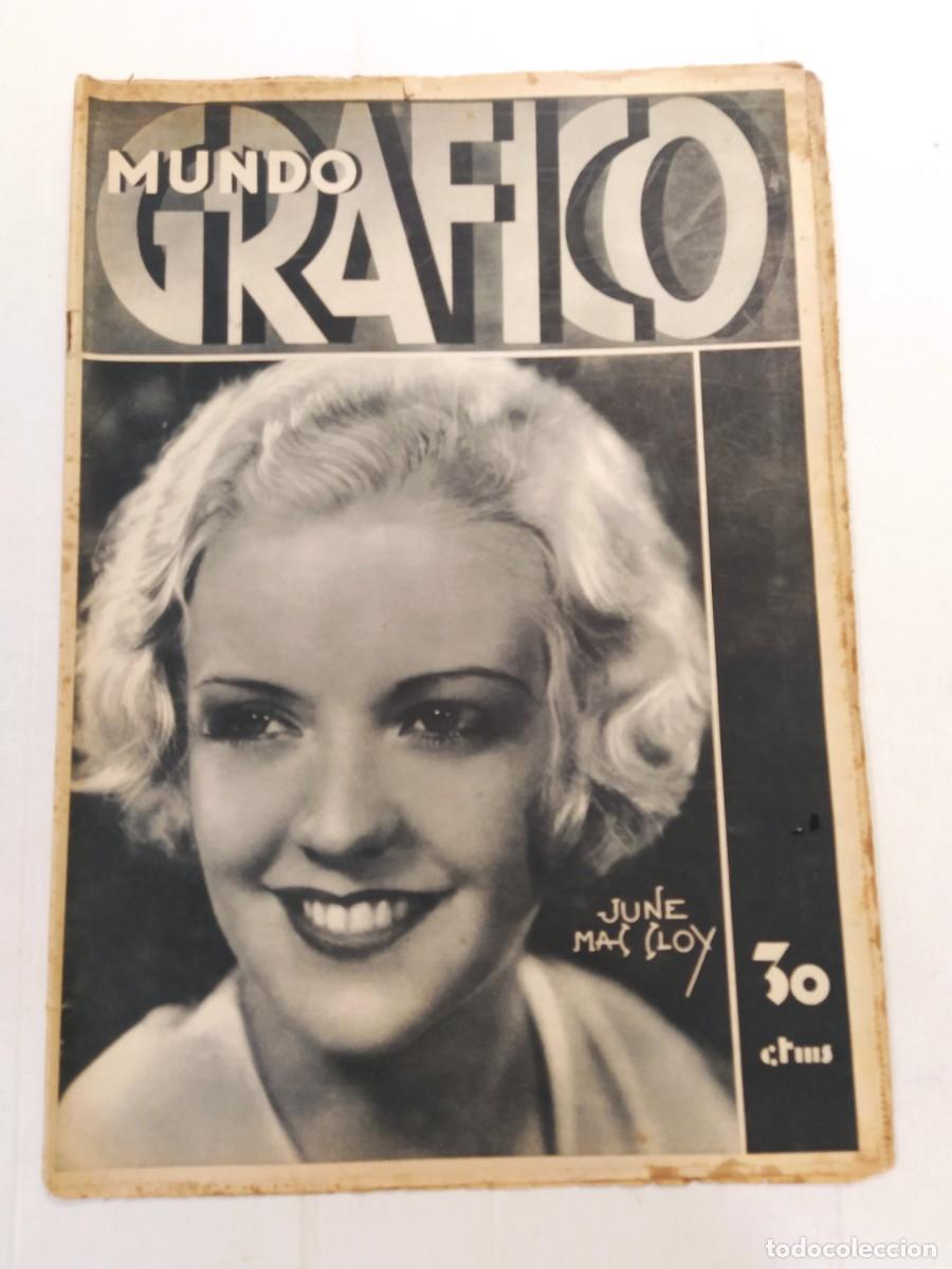 Coleccionismo de revistas y peri&oacute;dicos: MUNDO GRAFICO-A&Ntilde;O 1931-FALLAS VALENCIA-SUCESOS JACA-ZARAGOZA INCENDIO-CABANILLAS CAMPO ACCIDENTE ETC