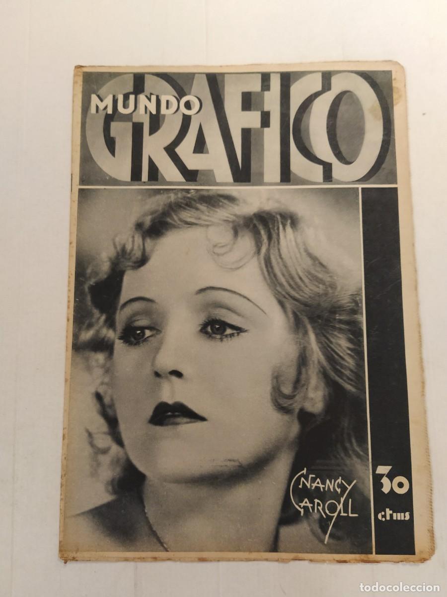Coleccionismo de revistas y peri&oacute;dicos: MUNDO GRAFICO-A&Ntilde;O 1931-MACIA REPUBLICA-MANIFESTACION OBRERA MADRID-BILBAO-SANGRE SUCESOS BARCELONA