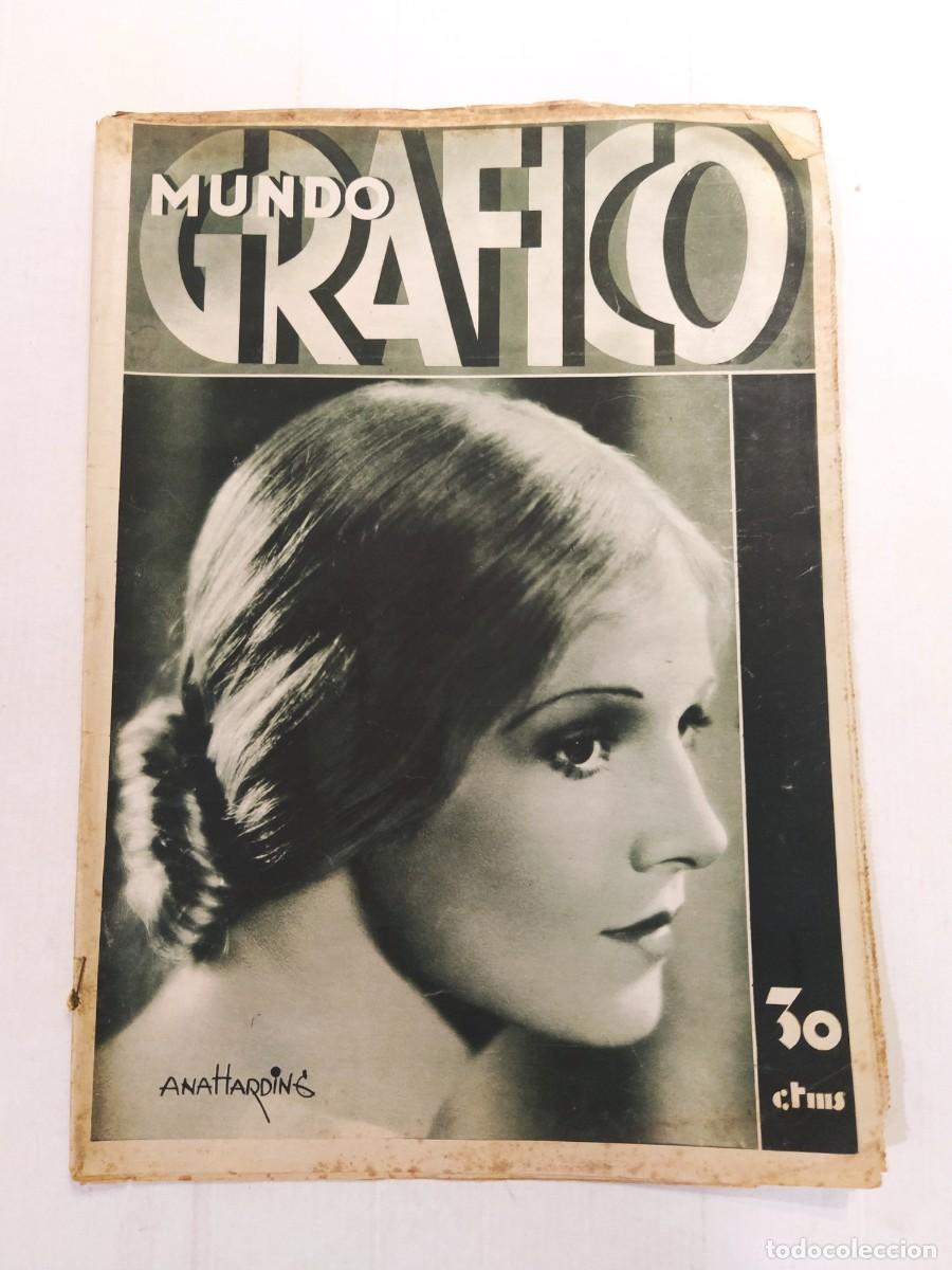 Coleccionismo de revistas y peri&oacute;dicos: MUNDO GRAFICO-A&Ntilde;O 1931-INCENDIO CONVENTOS MADRID MALAGA CADIZ-FRANCESC MACIA-NARANJAS TREN-JOSELITO