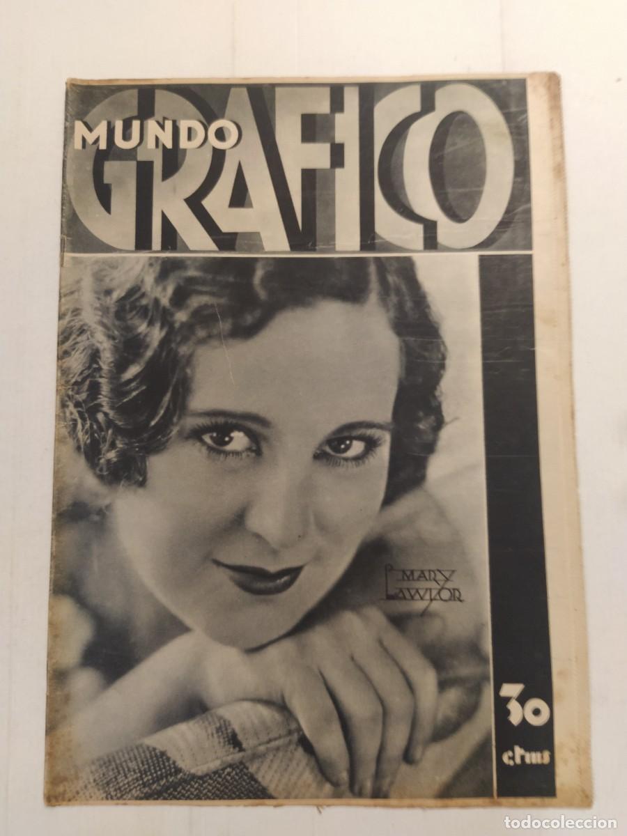 Sammeln von Zeitschriften und Zeitungen: MUNDO GRAFICO-A&Ntilde;O 1931-FALLECIMIENTO BORBON-EUSKADI HOMENAJE-PENAL DEL DUESO-ARGENTONA-SUCESOS ETC