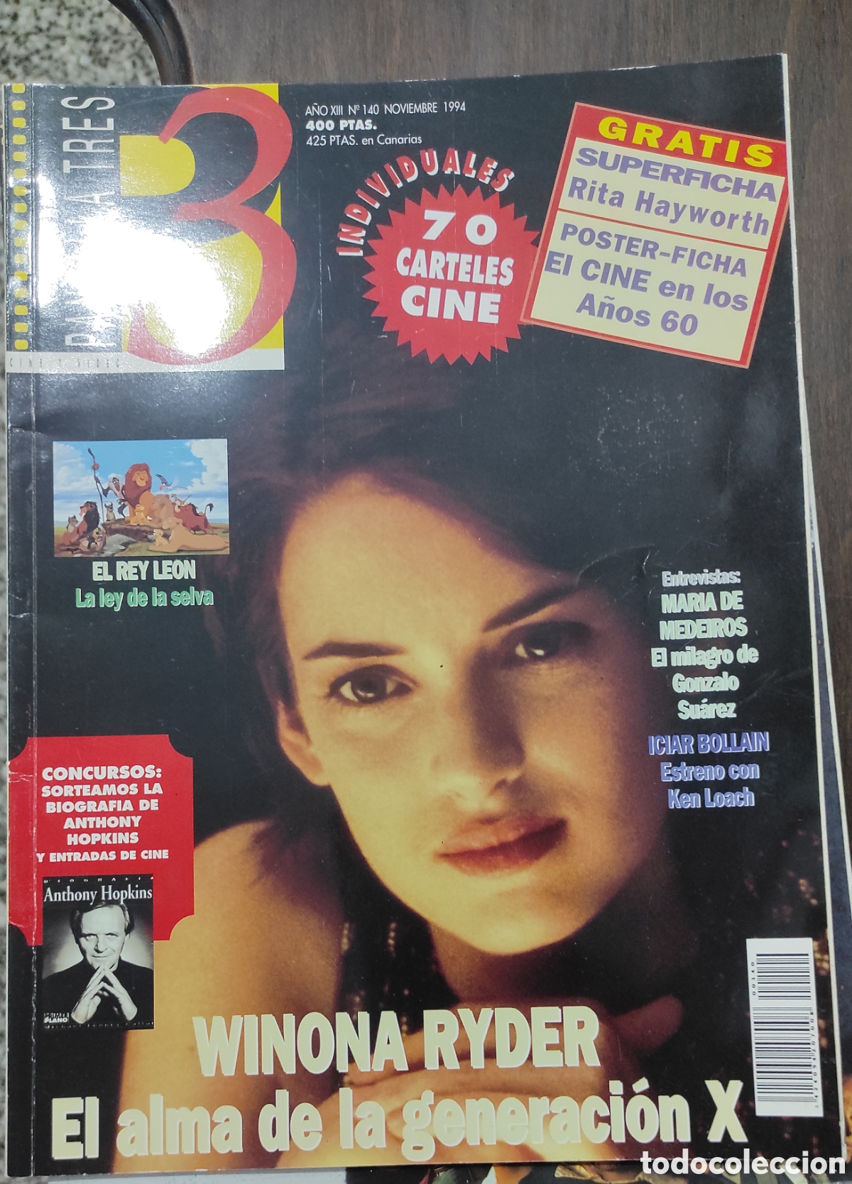 Coleccionismo de revistas y peri&oacute;dicos: Pantalla 3. N&deg; 140. 1994