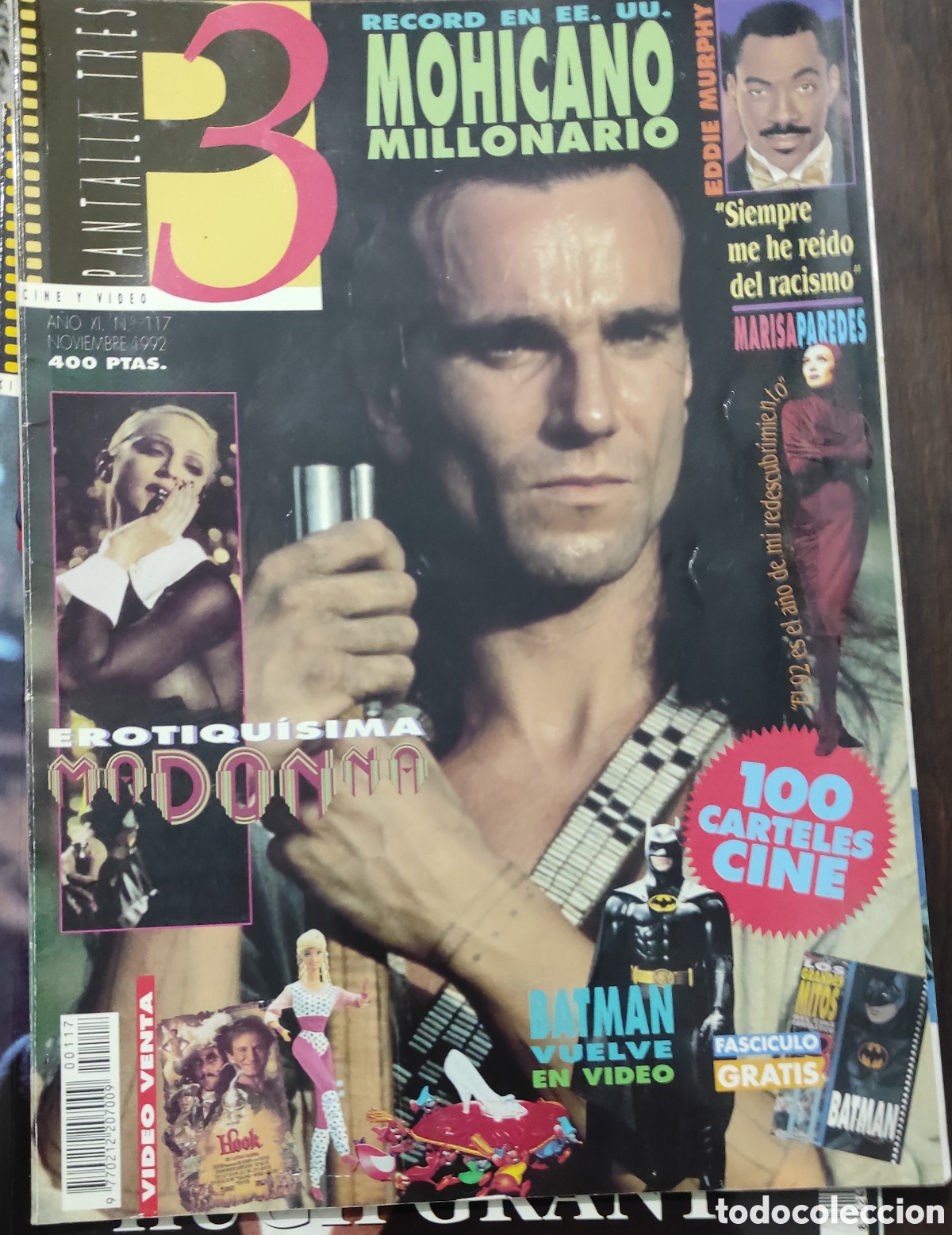 Coleccionismo de revistas y peri&oacute;dicos: Pantalla 3. N&deg; 117. Noviembre 1992