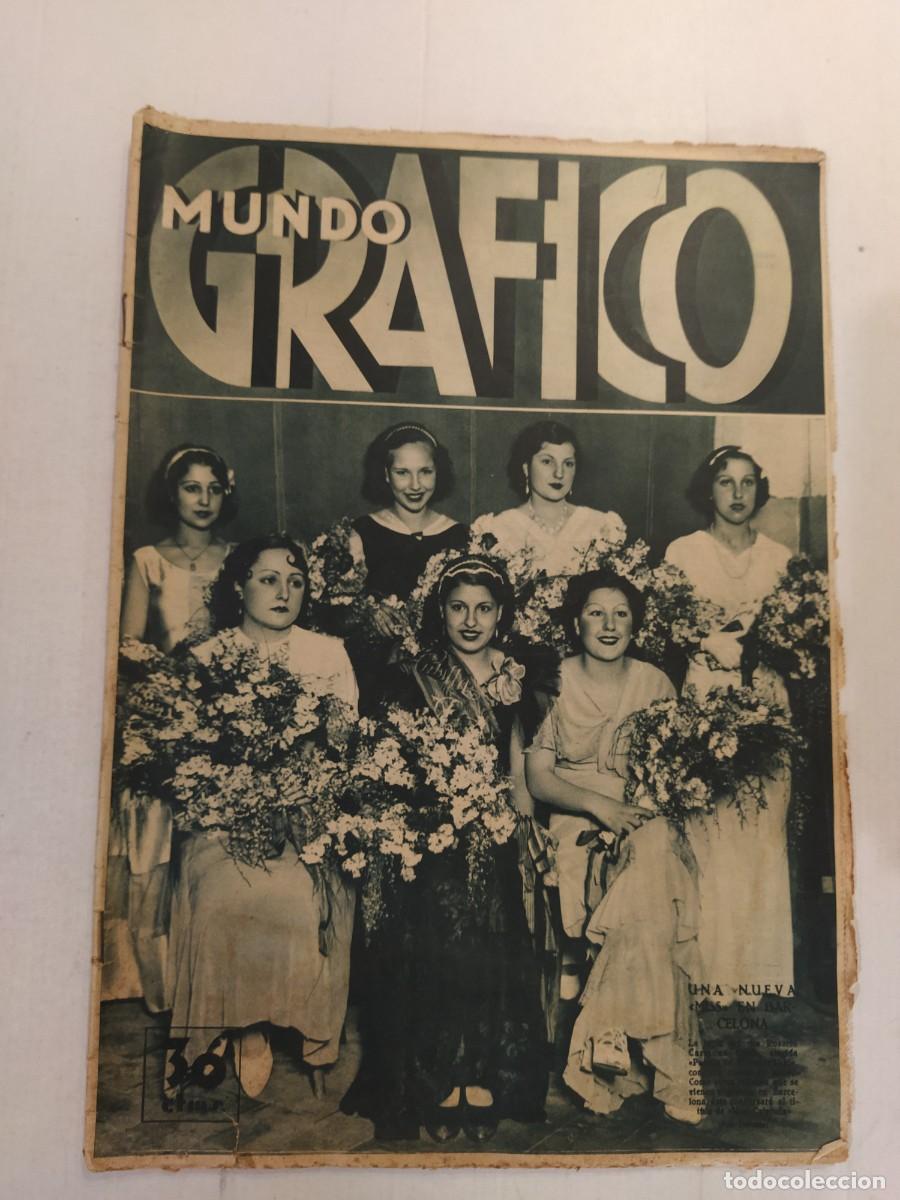 Coleccionismo de revistas y peri&oacute;dicos: MUNDO GRAFICO-A&Ntilde;O 1935-CARCELEROS ASESINADOS MADRID-CARABINEROS REVOLUCION ASTURIAS-INDULTOS ETC