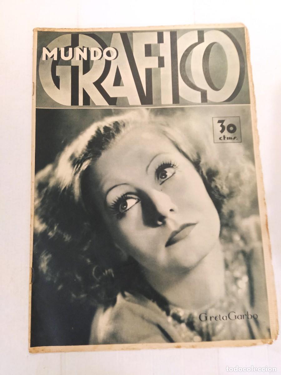 Coleccionismo de revistas y peri&oacute;dicos: MUNDO GRAFICO-A&Ntilde;O 1935-TRABAJO MADRID-PAULETA PAMIES-BARCELONA-VALENCIA-FERIA ABRIL-SEMANA SANTA ETC