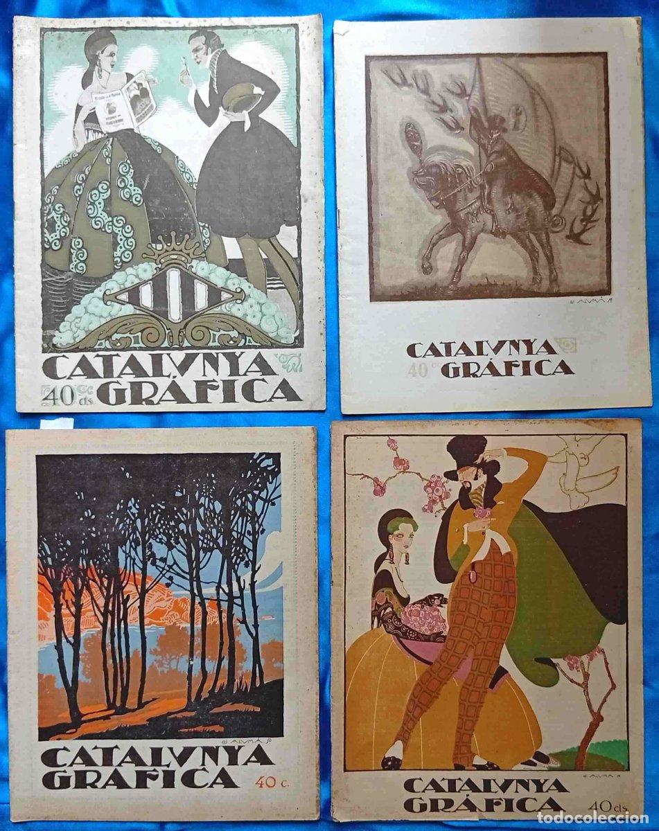 Coleccionismo de revistas y peri&oacute;dicos: LOTE DE 15 REVISTAS. CATALUNYA GR&Agrave;FICA. DEL 1 AL 8/9 I DEL 14 AL 20. BARCELONA, 1922.