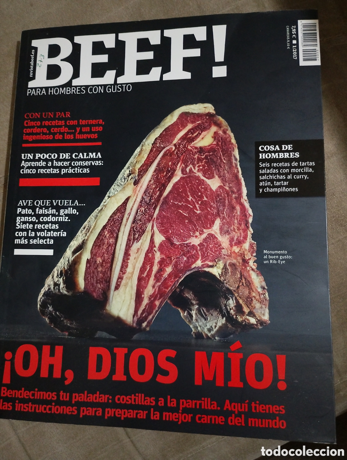 Coleccionismo de revistas y peri&oacute;dicos: Beef! Revista para hombres con gusto