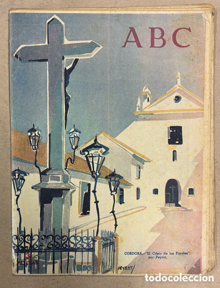 Coleccionismo de revistas y peri&oacute;dicos: ABC (3 DE JUNIO DE 1961). C&Oacute;RDOBA &ldquo;EL CRISTO DE LOS FAROLES&rdquo; POR PAYROT,&hellip;