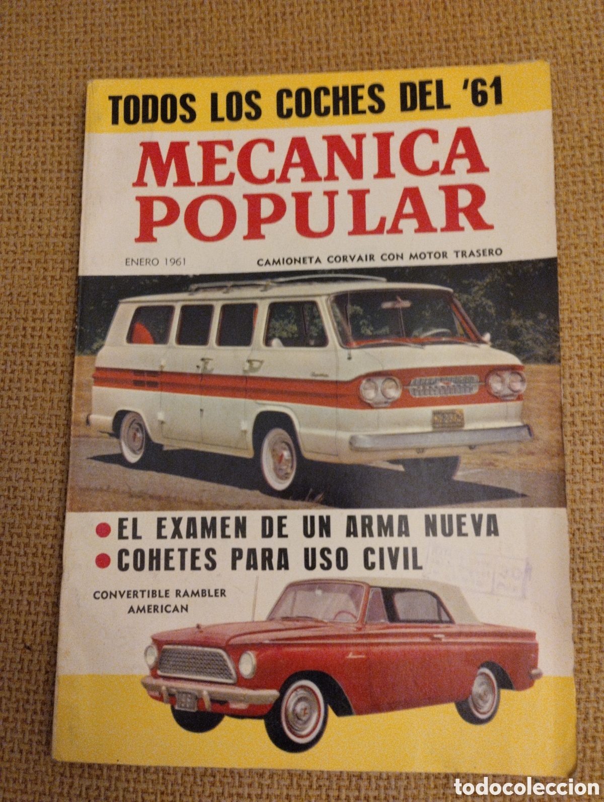 Coleccionismo de revistas y peri&oacute;dicos: Revista Mecanica Popular 1961