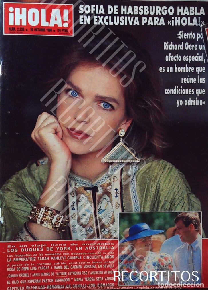 Coleccionismo de revistas y peri&oacute;dicos: recorte portada sarah ferguson sofia de habsburgo fergusson