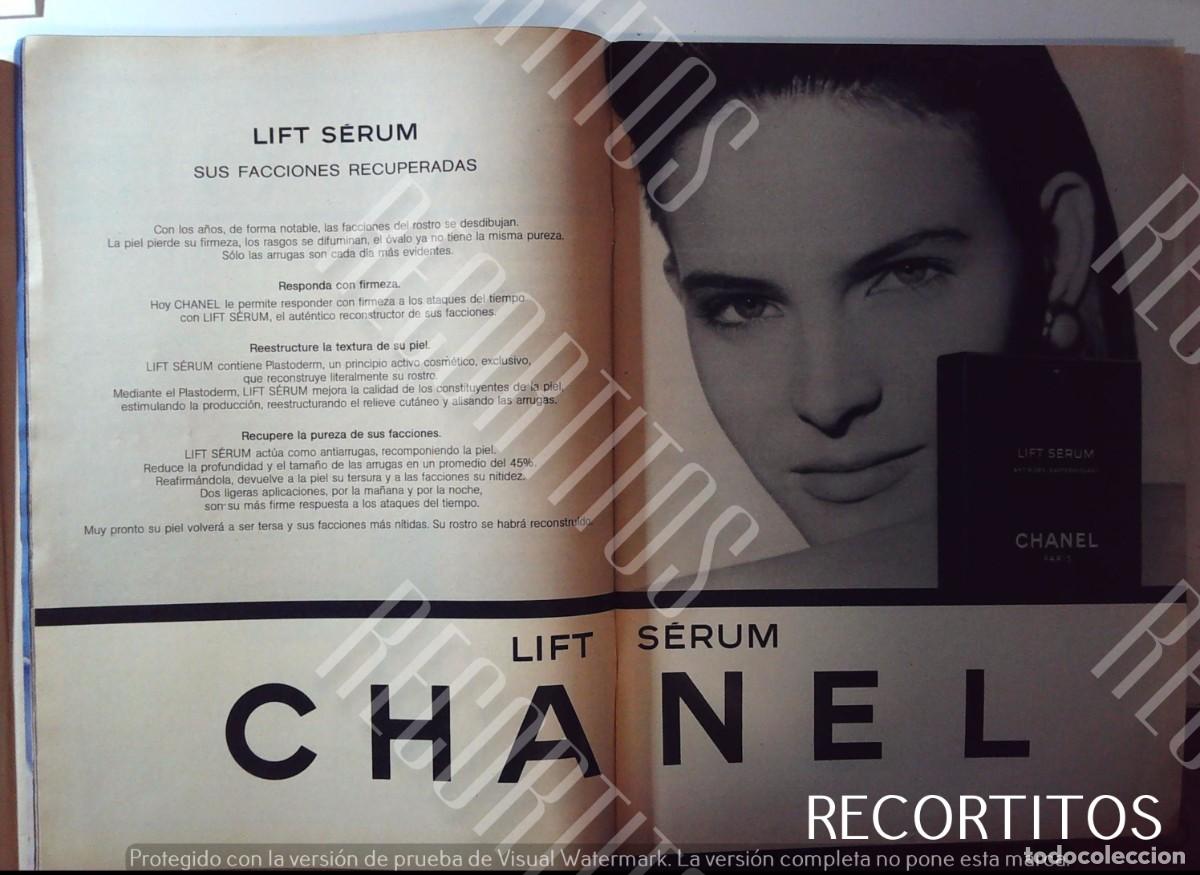 Coleccionismo de revistas y peri&oacute;dicos: chanel cosmeticos ANUNCIO PUBLICIDAD