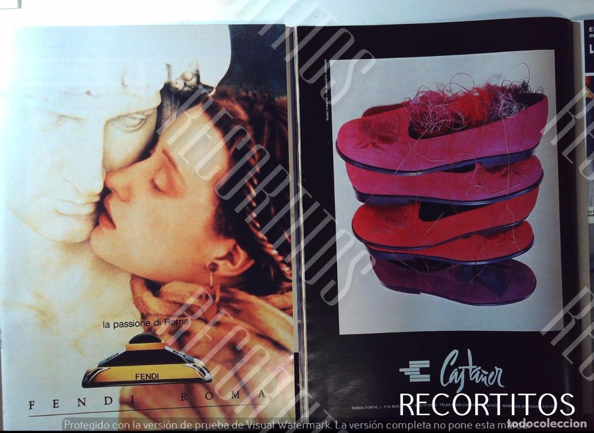 Coleccionismo de revistas y peri&oacute;dicos: fendi casta&ntilde;er anuncio publicidad