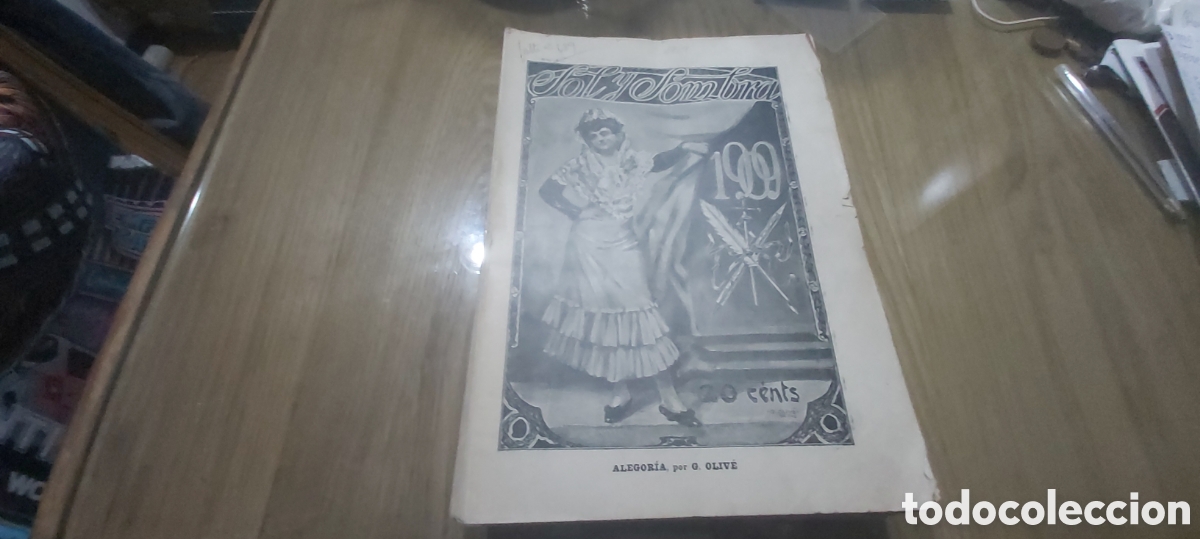 Coleccionismo de revistas y peri&oacute;dicos: 54 REVISTAS SOL Y SOMBRA. 1909.(663-718). FALTA 689