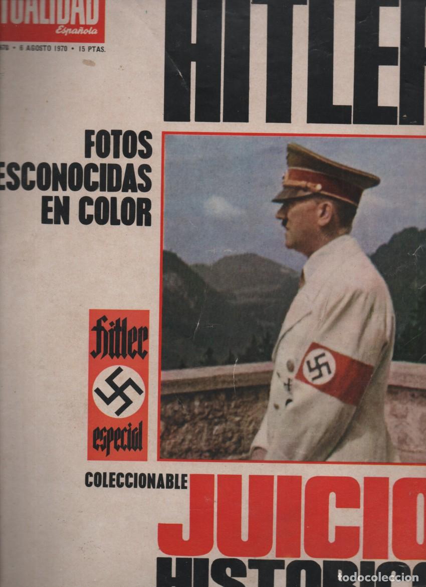 Coleccionismo de revistas y peri&oacute;dicos: LA ACTUALIDAD ESPA&Ntilde;OLA. COLECCIONABLE: ESPECIAL HITLER. FOTOS DESCONOCIDAS. VER DESCRIPCION.