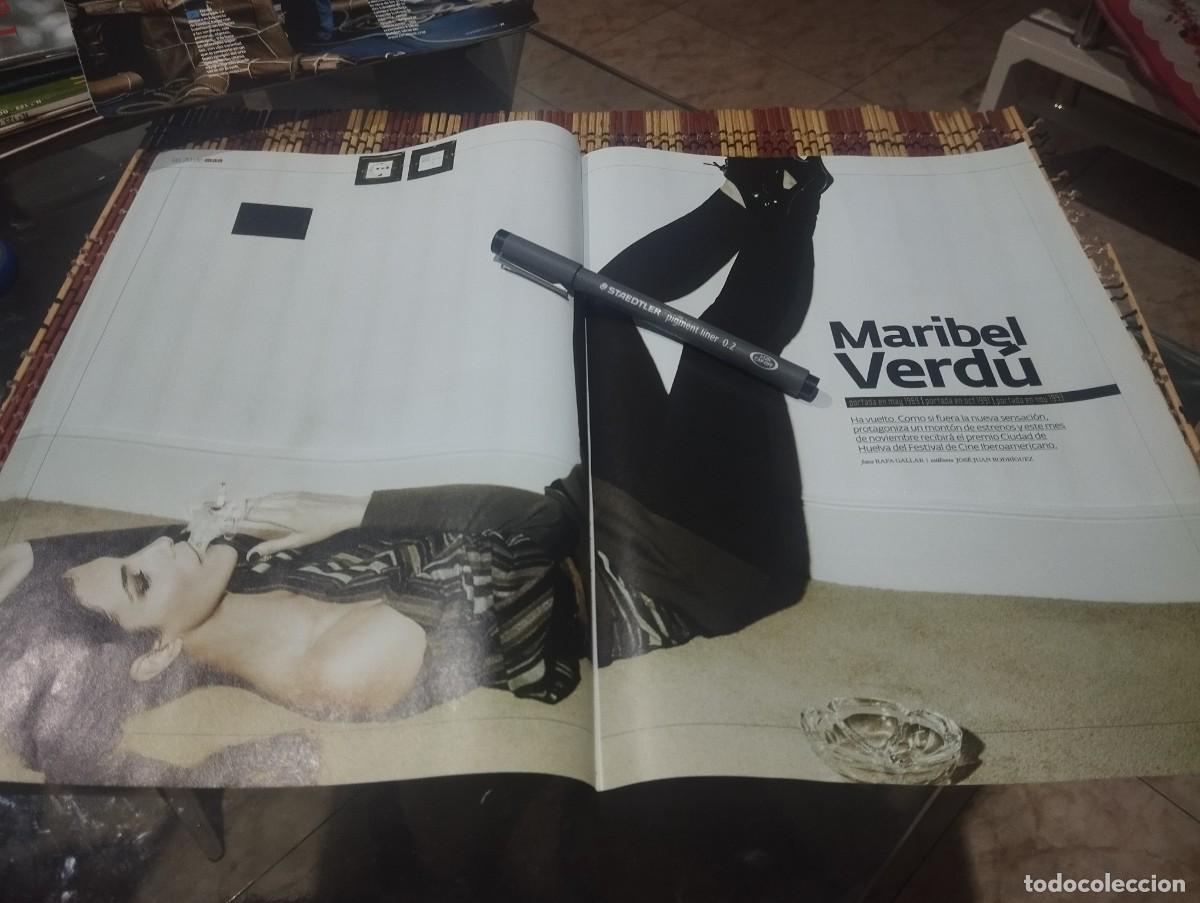 Coleccionismo de revistas y peri&oacute;dicos: MARIBEL VERD&Uacute; RECORTE REVISTA 3 P&Aacute;GINAS 2007