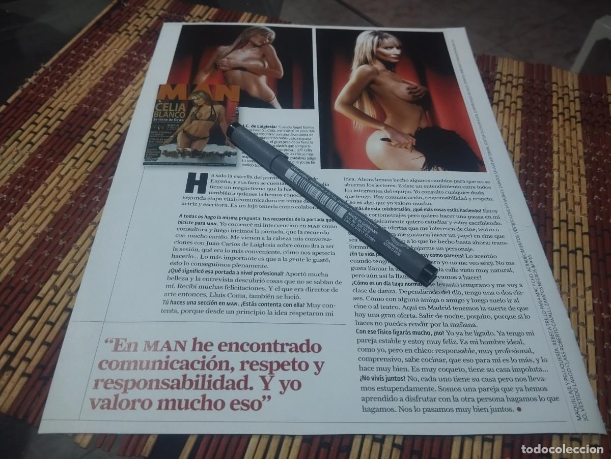 Coleccionismo de revistas y peri&oacute;dicos: CELIA BLANCO DESNUDA REVERSO ANUNCIO ZAPATILLAS PUMA CLIPPING RECORTE REVISTA 2007