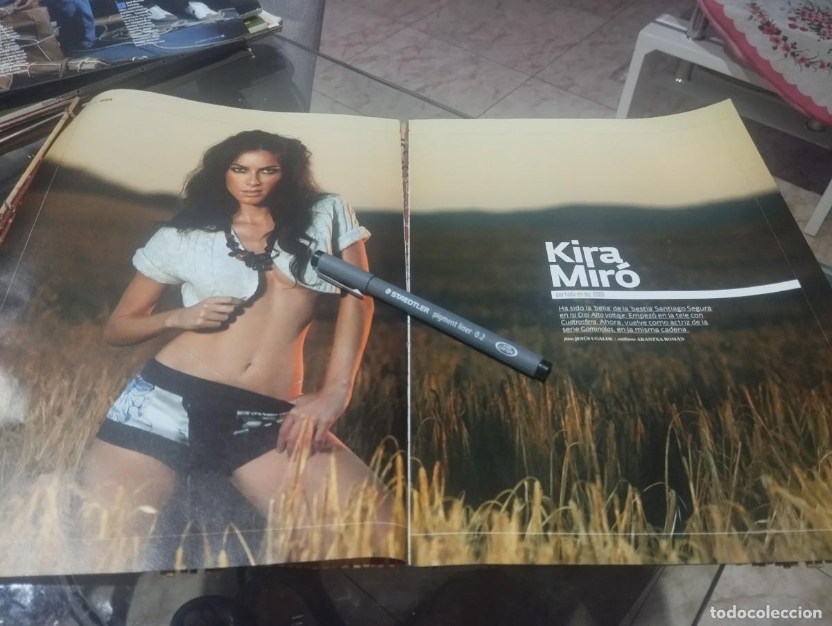 Coleccionismo de revistas y peri&oacute;dicos: KIRA MIR&Oacute; CLIPPING RECORTE REVISTA 4 P&Aacute;GINAS 2007