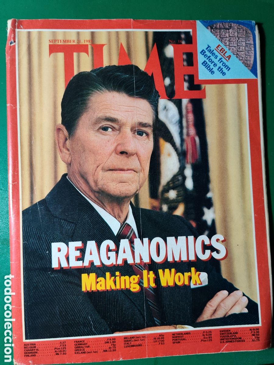 Coleccionismo de revistas y peri&oacute;dicos: Revista TIME septiembre 1981 n&deg;38
